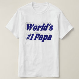 Camiseta Papá con el texto azul oscuro T-Shirt