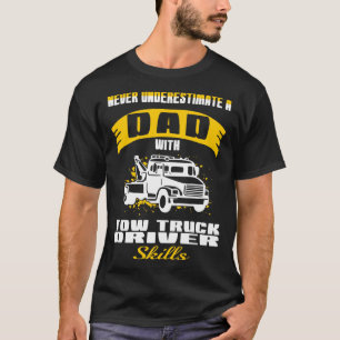Camiseta Papá con habilidades para conducir camiones de rem