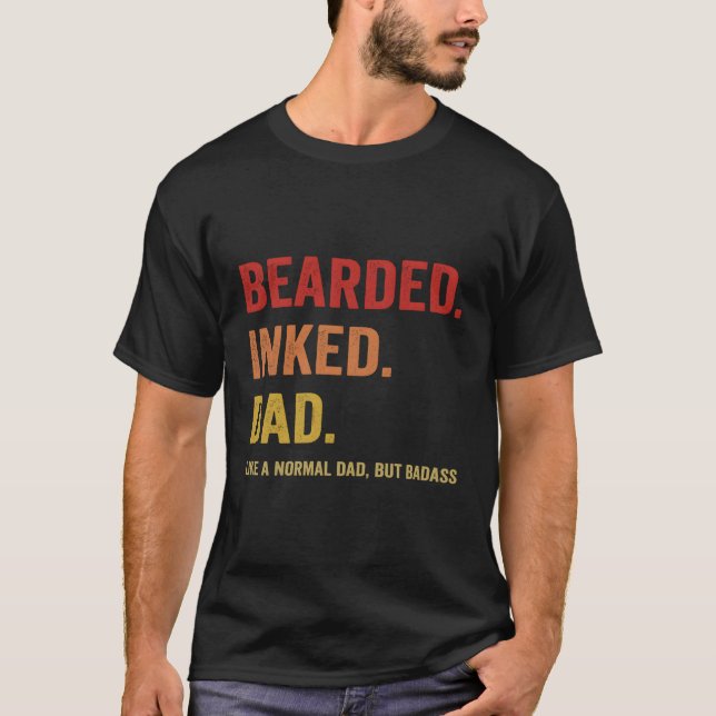 Camiseta Papá Con La Pata De La Cabeza Como Un Papá Normal  (Anverso)