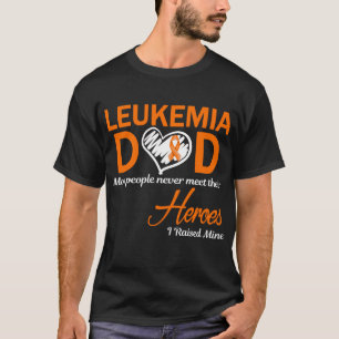 Camiseta Papá con leucemia crié al mío