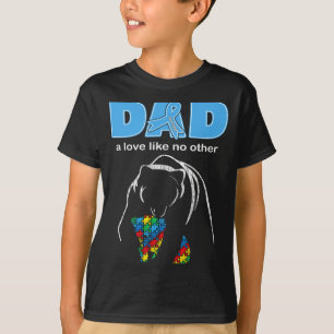 Camiseta Papá Conciencia del Autismo Amor Orgulloso Hijo Au