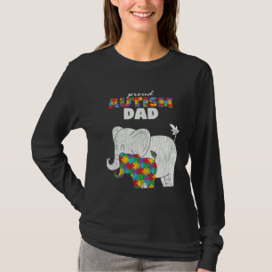 Camiseta Papá Conciencia del Autismo Padre Orgulloso Hijo c