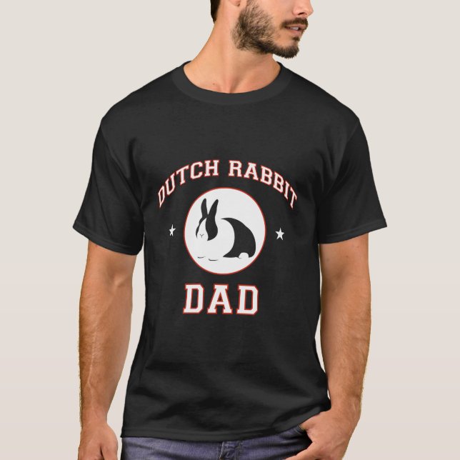 Camiseta Papá conejo holandés (Anverso)