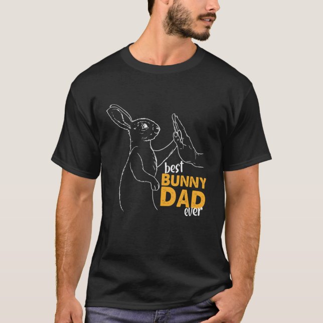 Camiseta Papá conejo mejor conejo nunca padre conejo (Anverso)