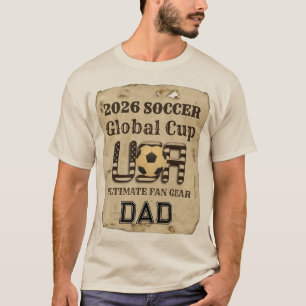 Camiseta Papá Copa Mundial USA 2026: Papá Primera Fila 11 P
