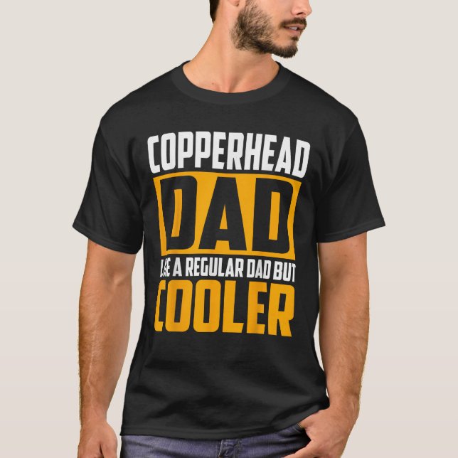 Camiseta Papá Copperhead ama a papá común pero frío (Anverso)