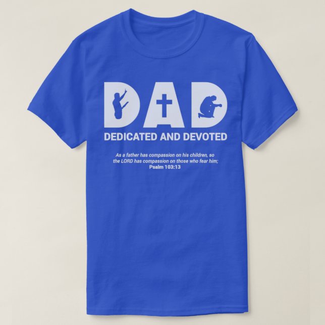 Camiseta Papá cristiano (Día del Padre) (Diseño del anverso)