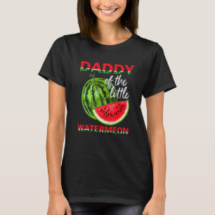 Camiseta Papá Cuto De La Pequeña sandía Papá Para Los Hombr