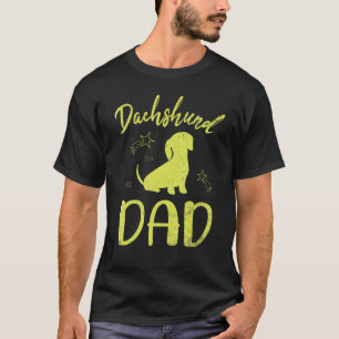 Camiseta Papá Dachshund Papá Feliz Día del Padre Perros Pap
