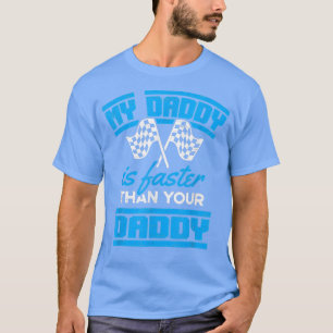 Camiseta Papa Dad Daddy Car Racing Grandfather Father's Day