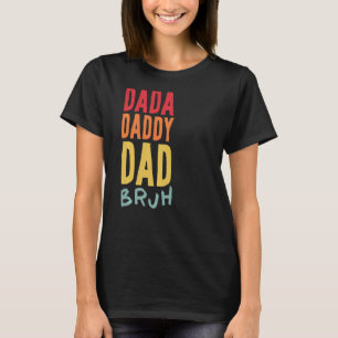 Camiseta Papá Dadá Bruh Hombres Papá Noel