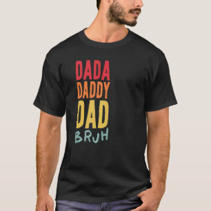 Camiseta Papá Dadá Bruh Hombres Papá Noel