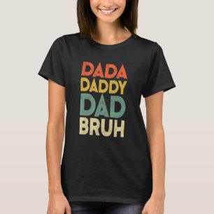 Camiseta Papá Dada Mens Bruh Día del Padre Papá Noel