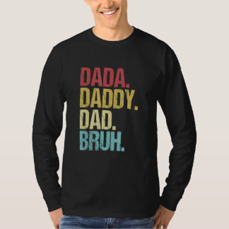 Camiseta Papá Dada Mens Bruh Día del Padre Vi