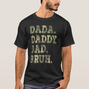 Camiseta Papá Dada Papá Noel Idea Hombres Día D del Padre
