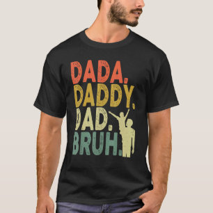 Camiseta Papá Dada Vintage, papá, papá, papá, papá, padre.