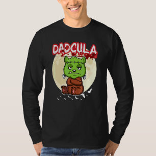 Camiseta Papá Dadcula Dracule Vampiro Papá Fiesta de Hallow
