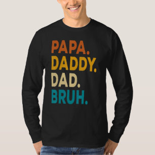 Camiseta Papa Daddy Dad Bruh Niños Hijos Papá Chiste 20