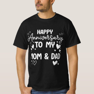 Camiseta papá de aniversario feliz
