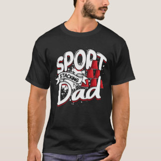 Camiseta Papa de apilamiento deportivo Speed Stacker apilam