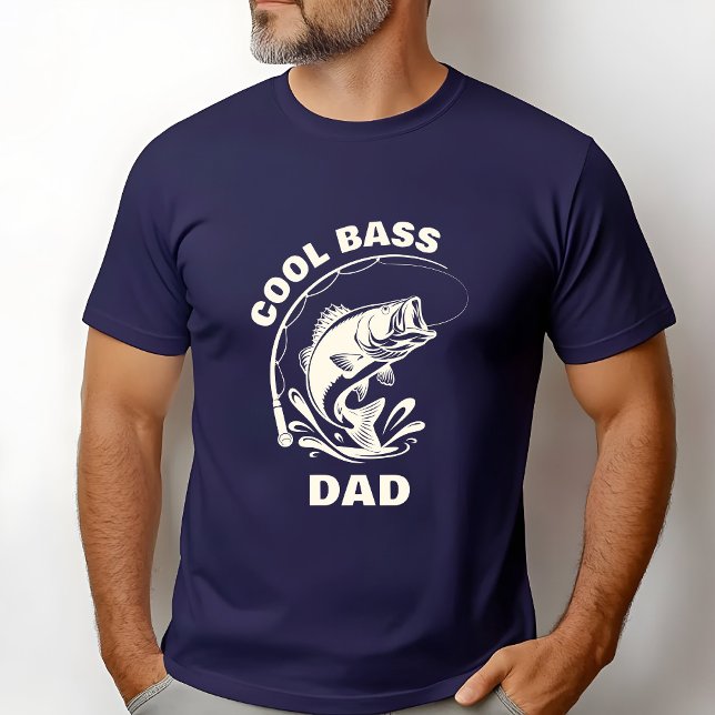 Camiseta Papá de Bajo Cool (Cool Bass Dad Funny Dad's T-shirt)