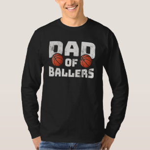 Camiseta Papá de Baloncestistas Papá de Baloncesto
