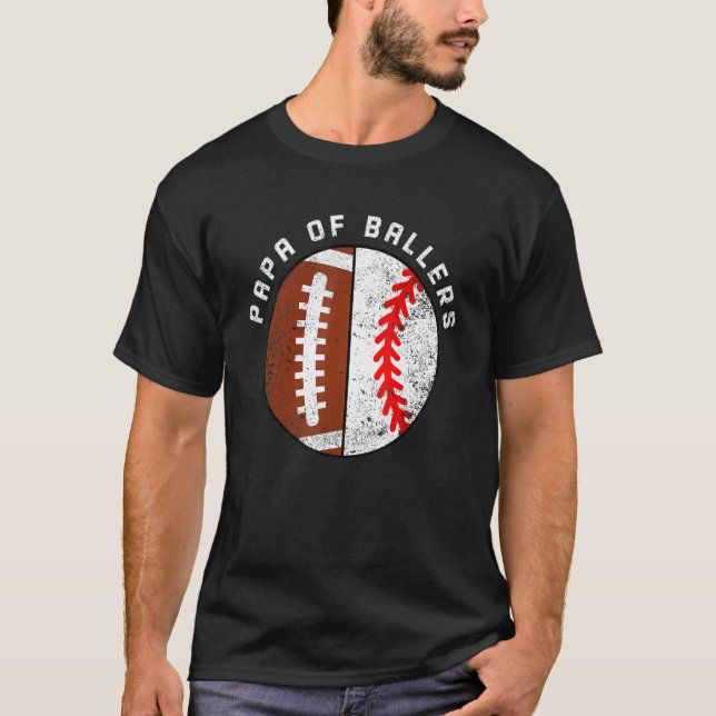 Camiseta Papa De Baloncestistas Para Hombres (Anverso)