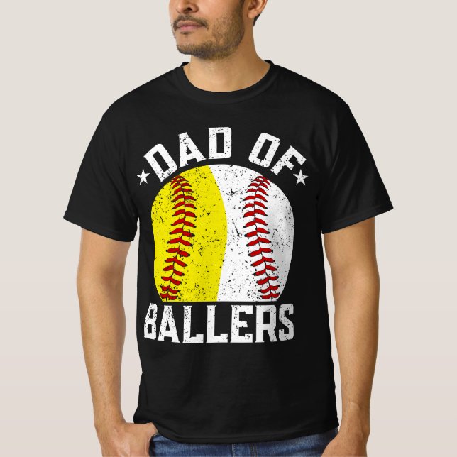 Camiseta Papá De Baloncesto (Anverso)