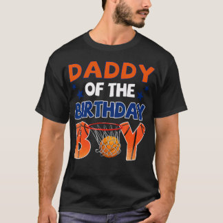 Camiseta Papa de Baloncesto Del Cumpleañero Familia