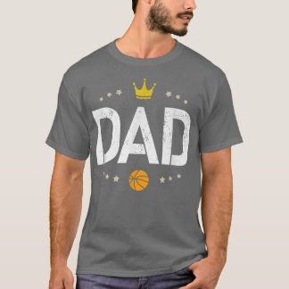 Camiseta Papá de baloncesto masculino, increíble idea del d