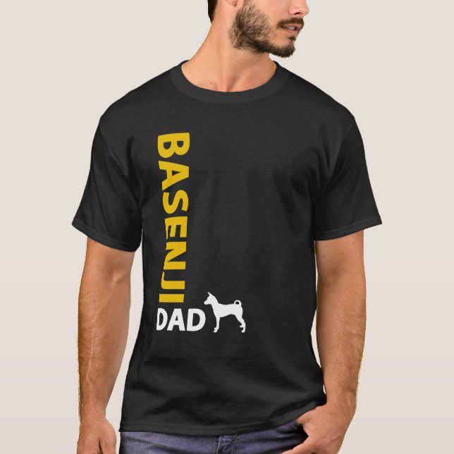 Camiseta Papá de Basenji (Anverso)