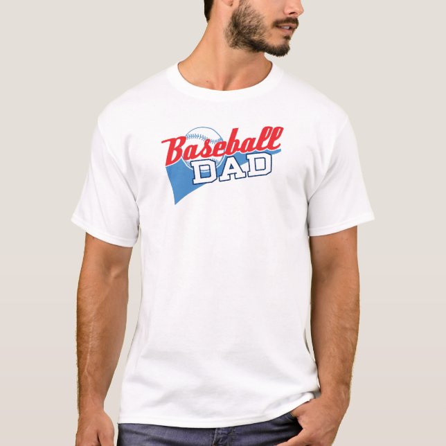 Camiseta Papá de béisbol (Anverso)