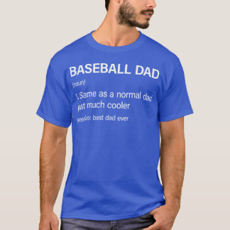 Camiseta Papá de béisbol amor de béisbol retro