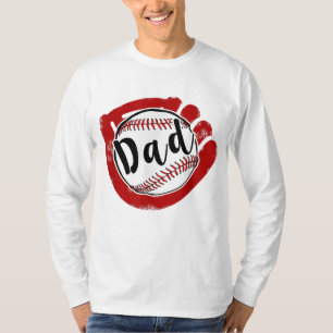Camiseta Papá de béisbol para la madre del béisbol