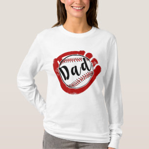 Camiseta Papá de béisbol para la madre del béisbol