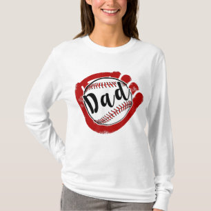 Camiseta Papá de béisbol para la madre del béisbol