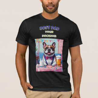 Camiseta Papa de Bulldog Francés Día del Padre