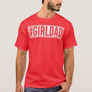 Camiseta Papá De Chica Superado En Número El Día De Los Pad