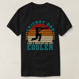 Camiseta Papá de críquet quiere a papá común pero frío