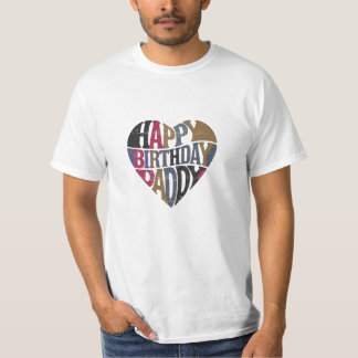 Camiseta papá de cumpleaños feliz