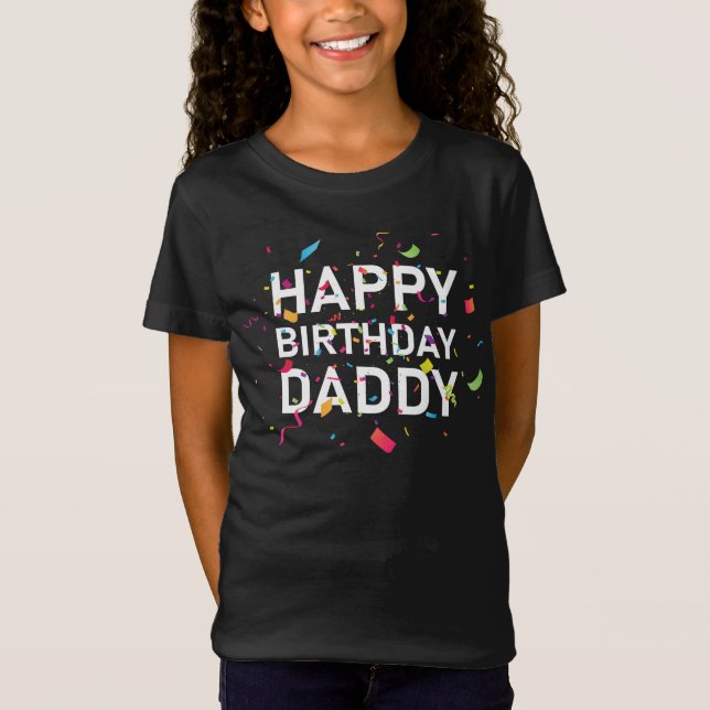 Camiseta papá de cumpleaños feliz (Anverso)