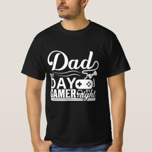 Camiseta Papá de día, jugador de noche