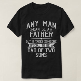 Camiseta Papá de dos hijos, regalo del Día del Padre para p
