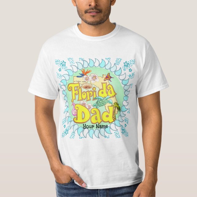 Camiseta Papá de Florida (Anverso)