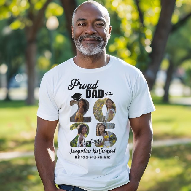 Camiseta Papá de graduado 2025 (Dad of 2025 Graduate T-Shirt)