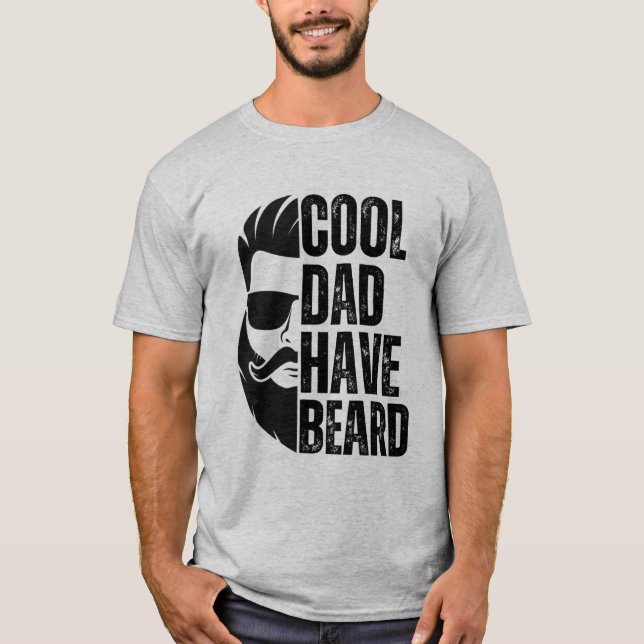 Camiseta Papá de Guay tiene barba 2 (Anverso)