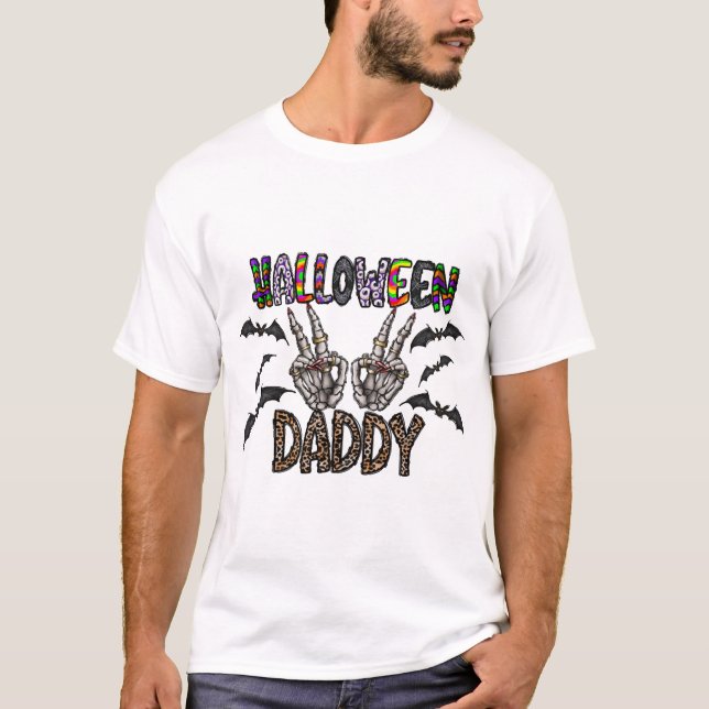 Camiseta Papá de Halloween (Anverso)