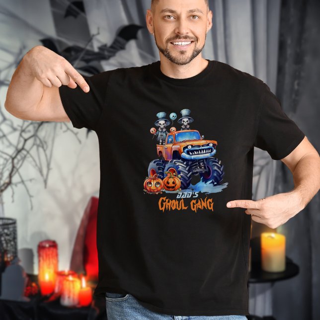 Camiseta Papá de Halloween Ghoul moderno coincidiendo con l (Subido por el creador)