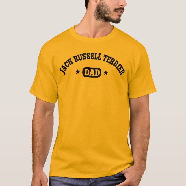 Camiseta Papá de Jack Russell Terrier (Anverso)
