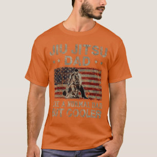 Camiseta Papá de Jiu Jitsu como un papá normal pero padres 